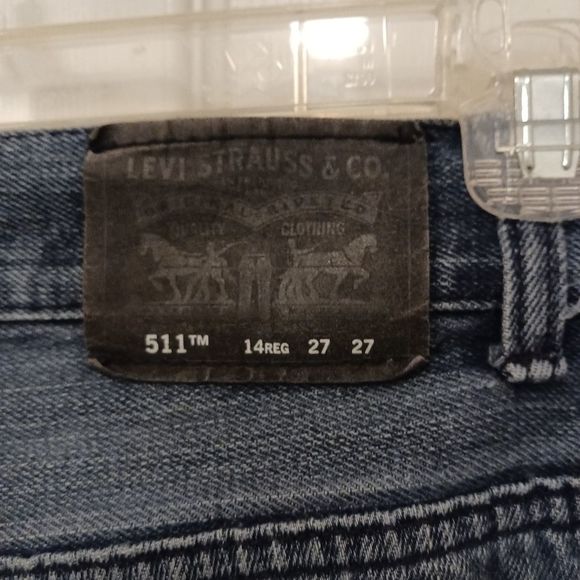 Vintage Levi's 511 Skinny Jeans Size 27x27 - Picture 3 of 6